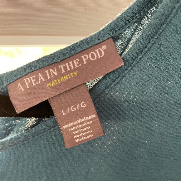 Maternity Shirt - Blue - Picture 3 of 4